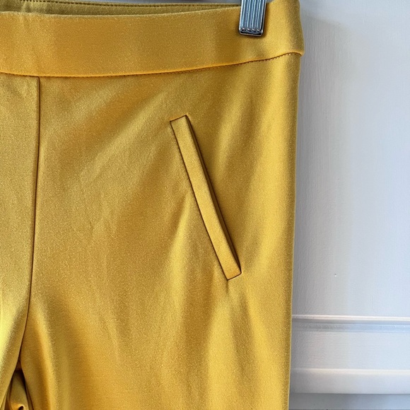 Jules & Leopold Mustard Yellow ankle length pants Size S - Picture 2 of 6